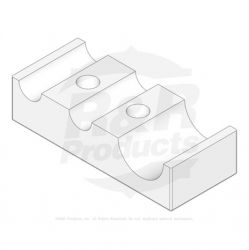 CLAMP-HALF HYD LINE  Replaces  57-6140