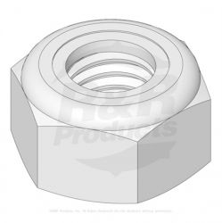 LOCKNUT- 10MM X 1.5 NYLON JAM  Replaces  64237-03