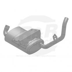 MUFFLER- TURBO DIESEL  Replaces  108-7643