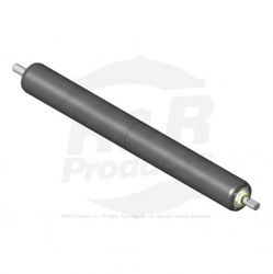 Roller - Smooth UHMW Polyethylene 2-1/2" Dia front 