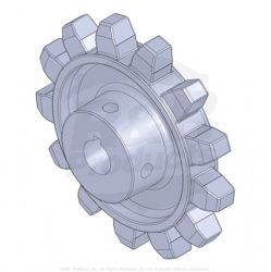 SPROCKET - 4 CAST -3/4IN BORE (NARR