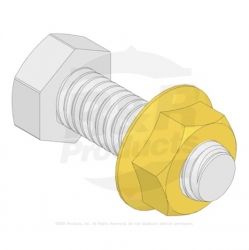 BOLT KIT - 5/16 X 1 W/WHIZ NUT SET/25