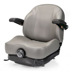 Seat - Light Grey Deluxe w/Arms w/Suspension Replaces  121-7595 , 125-3107, 127-3305