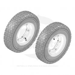 Wheel Kit - 16 Pneu. (8 Pcs) Replaces 01320