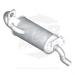 MUFFLER- Replaces  100-4810