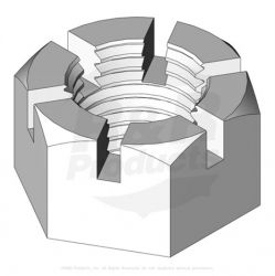 NUT- Bed Knife Replaces  101271 & 445684