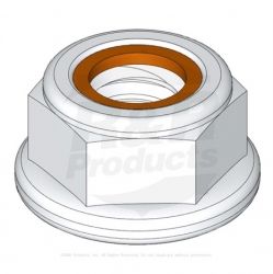 LOCKNUT- 1/4-20 ESNA FLANGED Replaces  104-7201