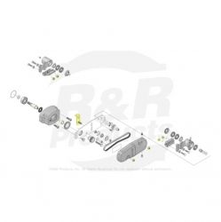 BRUSH- REAR ROLLER KIT (Less Brush) Replaces 03663