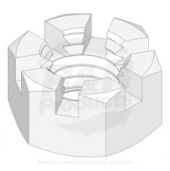 NUT-  SLOTTED HEX HD Replaces  32136-2