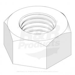 NUT- JAM - 5/16-24 LH Replaces 3220-20