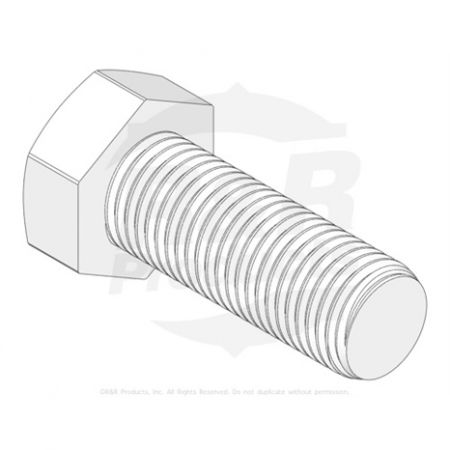 BOLT-3/8-24 X 1 Replaces  400298