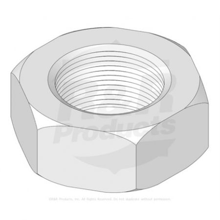 LOCKNUT-5/8-18 HEX CENTER  Replaces  444713