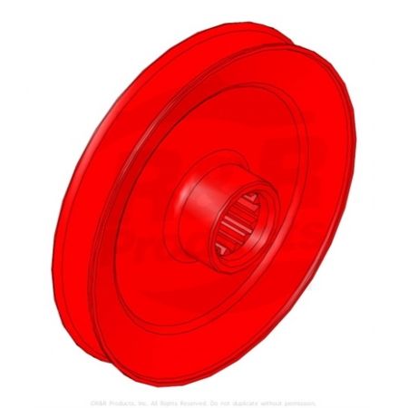 PULLEY-SPLINED  Replaces  44-6340