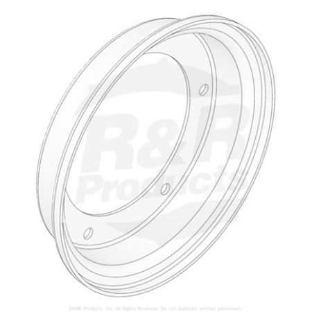 DISC - PNEUMATIC 16 HALF W/V.HOLE Replaces  5-3256