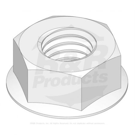 NUT- 8MM X 1.25 FLANGED  Replaces 68-9400