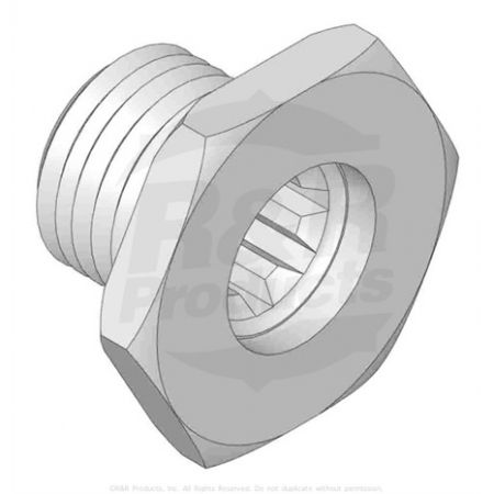 R/H -SPLINE NUT-13/16"  Replaces  93-1394