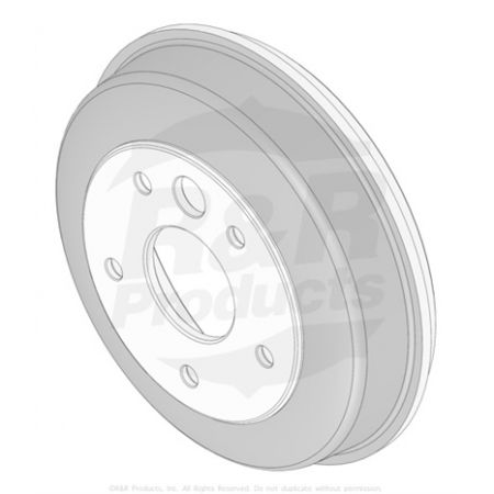 BRAKE DRUM- Replaces 93-7128