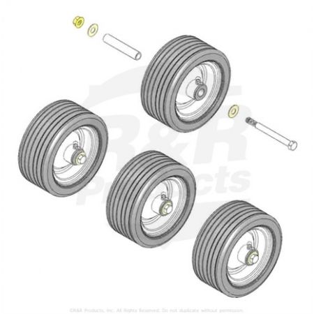 CASTER-WHEEL KIT Replaces Part Number 95-3076