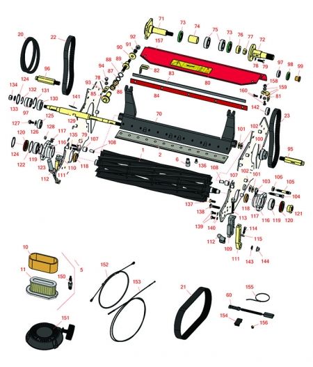 GREEMSTMASTER 2000 CYLINDER PARTS 