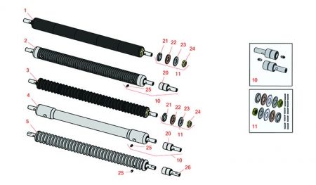 GREENSMASTER 2000 ROLLER PARTS 