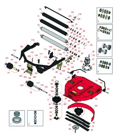  27" Unit - Models 30822 , 30827 & 30834  Groundsmaster 3500-D , 3505-D ,3505-G