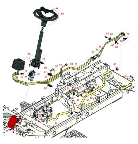 Replaces Toro 5210-D , 5410-D, 5510-D & 5610-D Steering