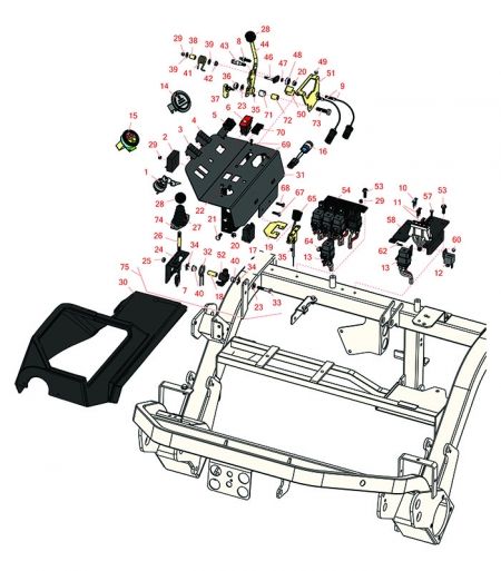 Replaces Toro GM3250-D Models 04383 & 04384 Control Panel