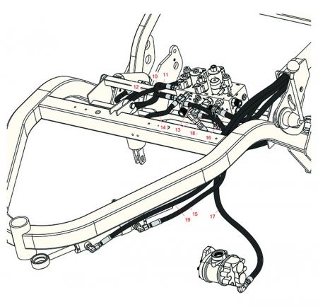 Replaces Toro GM3250-D Models 0483 & 04384 hyd Lift & Steering 