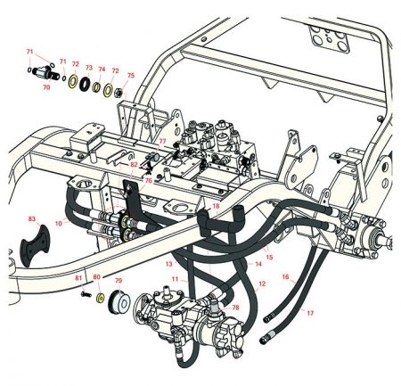 Replaces Toro GM3250-D Models 04383 & 04384 Hyd Traction 