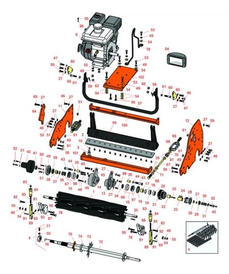 Replaces Jacobson Greens King 422,518, 522 & 526 Cutting Unit