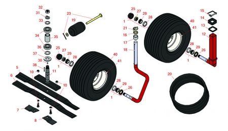 Replaces progressive Turf 92" Rotary Mower