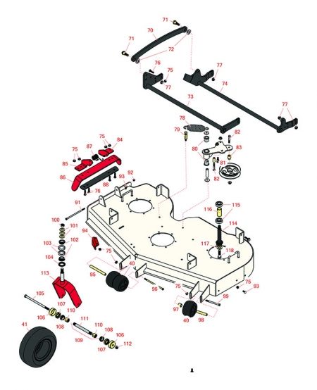 48in Deck - Model 74141 Zero Turn Mower 