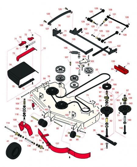 52" Deck -Model 74955 Zero Turn Mower 