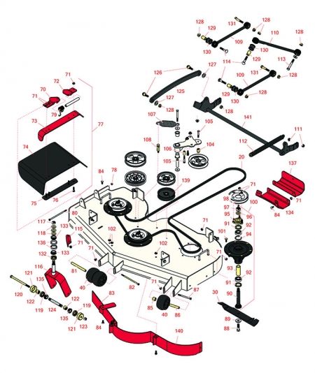 48" Deck- Model 74901 Zero Turn Mower