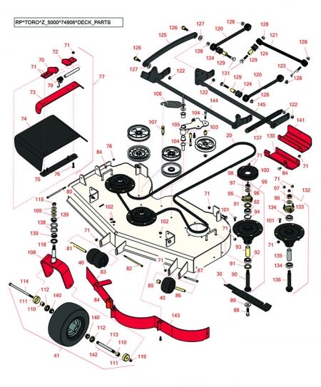 Model 74906 52" Zero Turn Mower