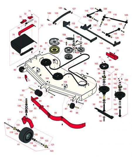 72" Deck -Model 74918 Zero Turn Mower 