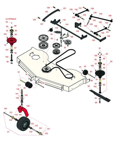 72" Deck Model 74944 Zero Turn Mower 