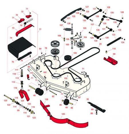 48" Deck-Model 74941 Zero Turn Mower 