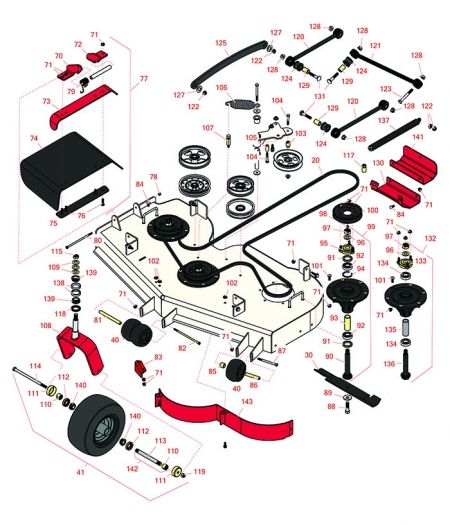 52" Deck-Model 74923 Zero Turn Mower