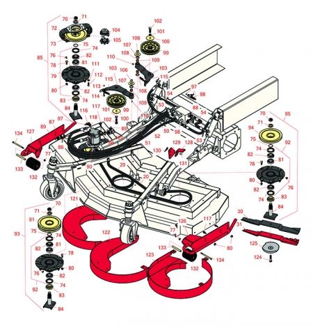 Replaces Toro  4000D Deck Hydraulics and Spindles