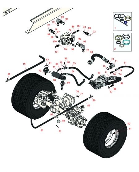 Replaces Toro 4000D/4010D Tyres