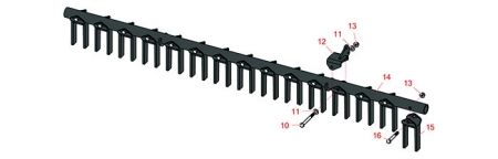 Sand Pro 3040- 5040 Scarifier Tine Toolabr