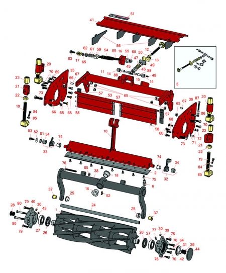 Cutting Unit - Models 03860, 03861 & 03862  Toro 5500D