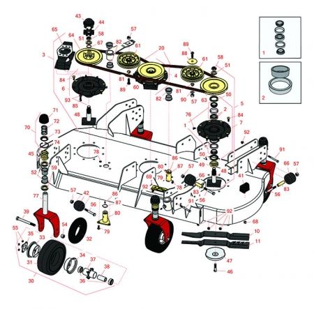 Groundsmaster 5900-D & 5910-D RH Rotary Deck - Model 31592