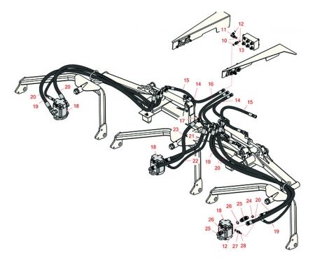 Front Lift Arm Hydraulics 