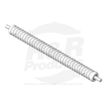 Roller - Grooved Machined Solid Aluminum Replaces  101123