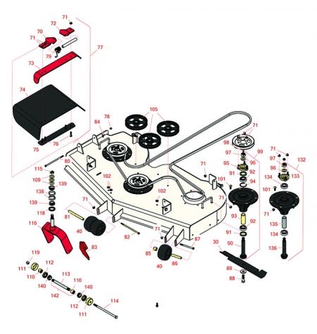 Model 74265TE Zero Turn 152cm Deck 