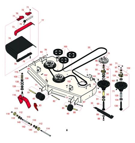 Model 74264TE Zero Turn 52" Deck