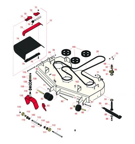 Model 74274 Zero Turn 72" Deck 