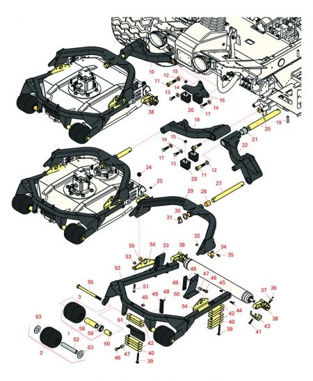 Groundsmaster 4300-D Front Lift Arm